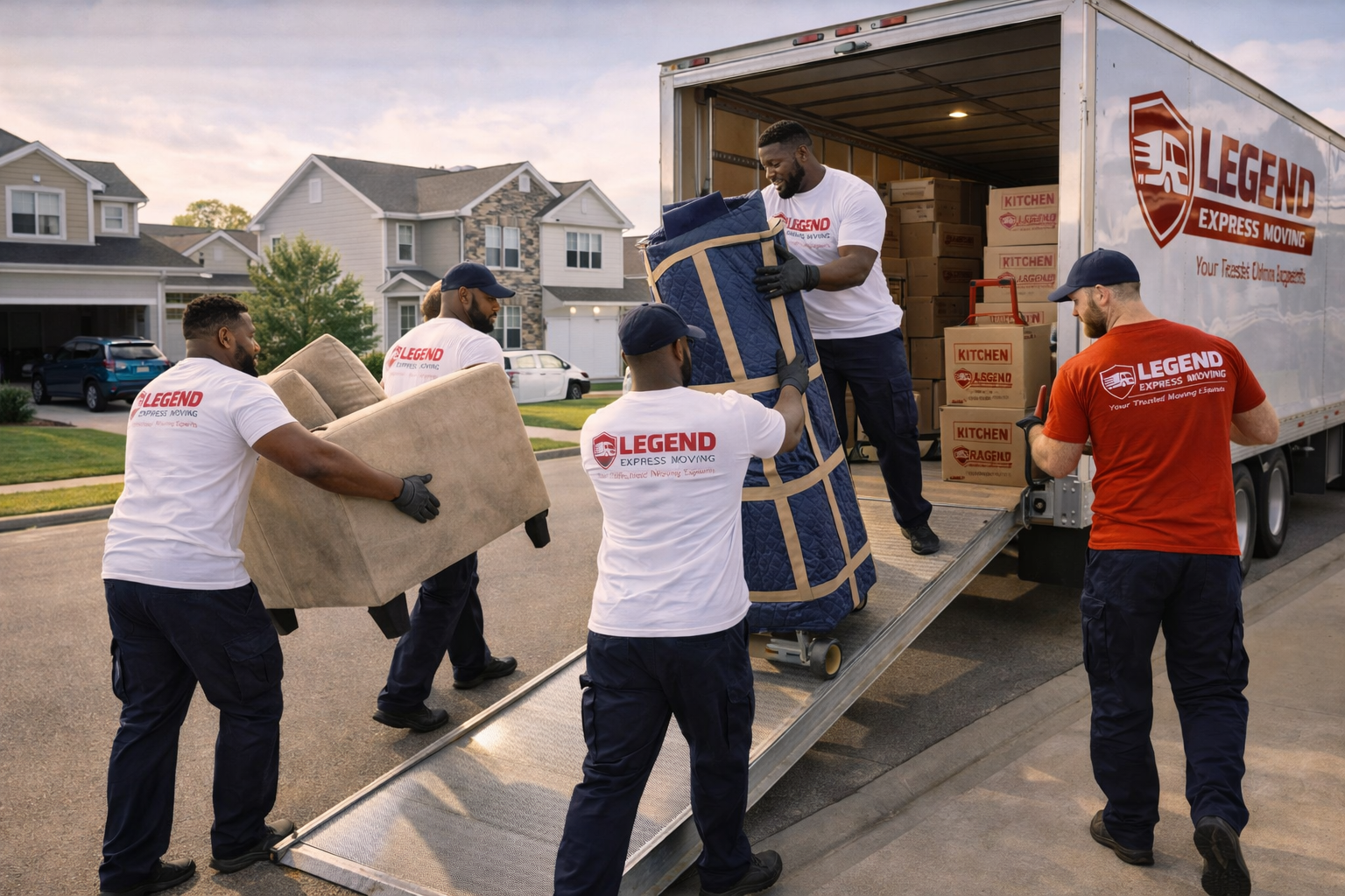 Modern living room setup